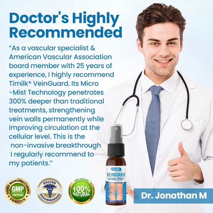 Timilk® VeinGuard Herbal Spray.