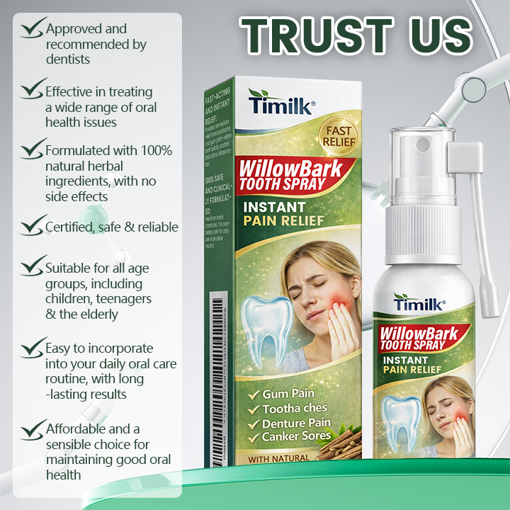Timilk® WillowBark Tooth Spray.