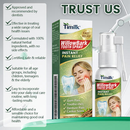 Timilk® WillowBark Tooth Spray.
