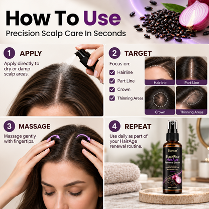 Biancat® BlackRice HairAge Renewal Serum