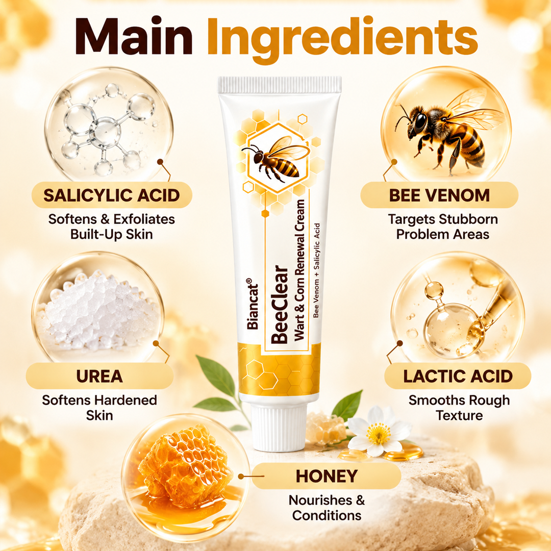 Biancat® BeeClear Wart & Corn Renewal Cream.