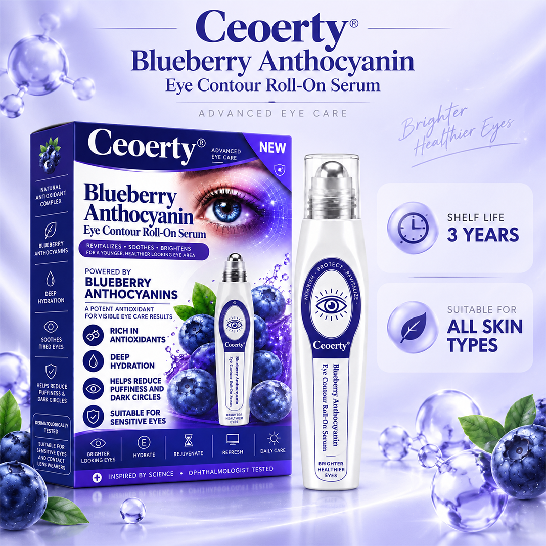 Ceoerty® Blueberry Anthocyanin Eye Contour Roll-On Serum🫐✨