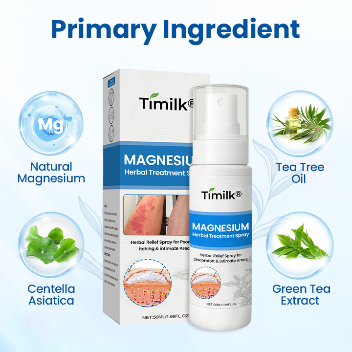 Timilk® Magnesium Herbal Treatment Spray.