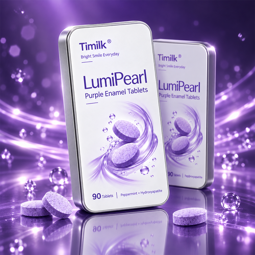 Timilk® LumiPearl Purple Enamel Tablets