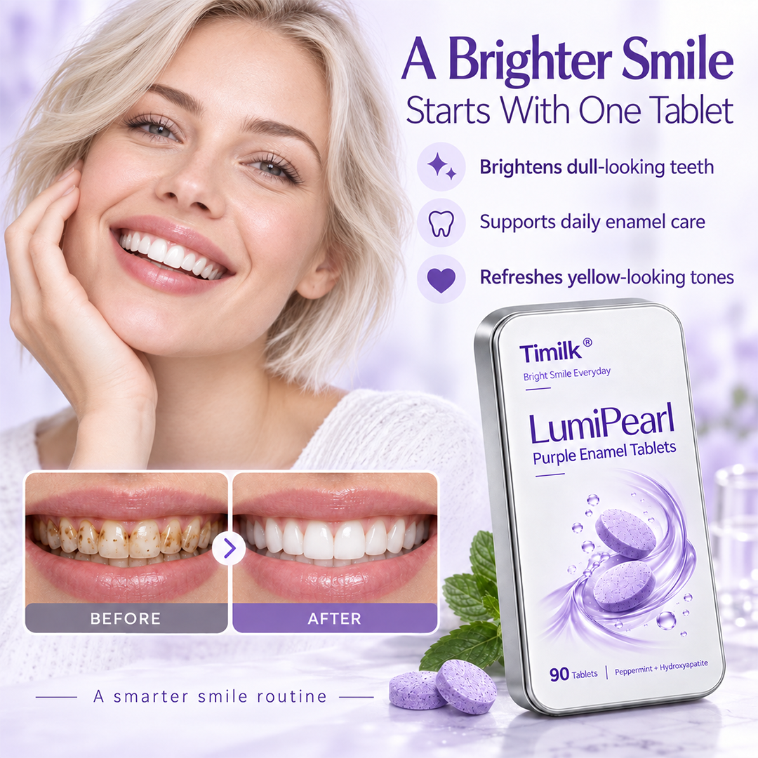 Timilk® LumiPearl Purple Enamel Tablets