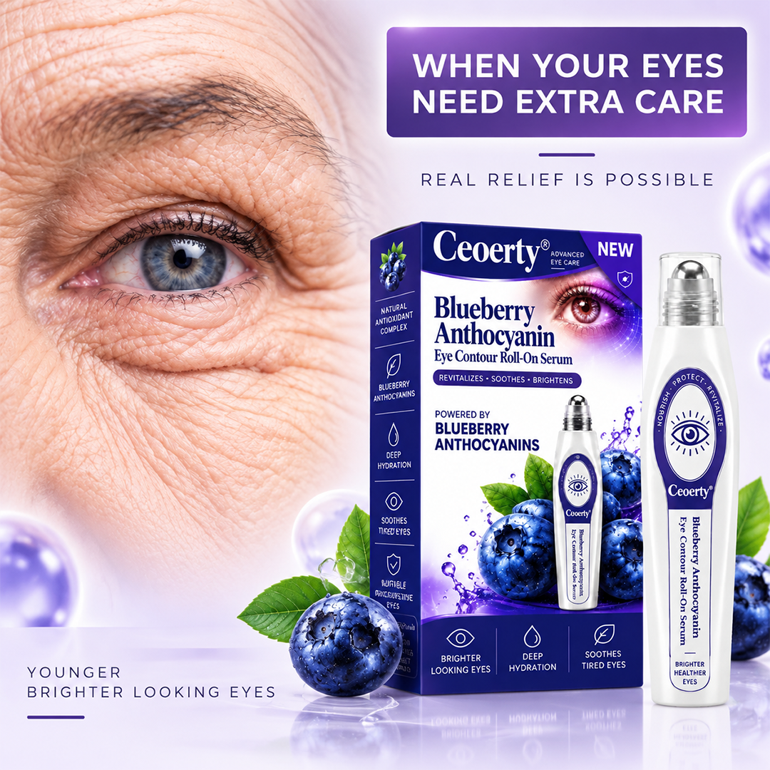 Ceoerty® Blueberry Anthocyanin Eye Contour Roll-On Serum🫐✨