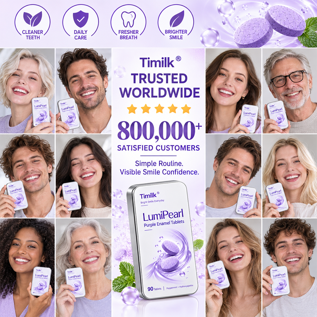 Timilk® LumiPearl Purple Enamel Tablets