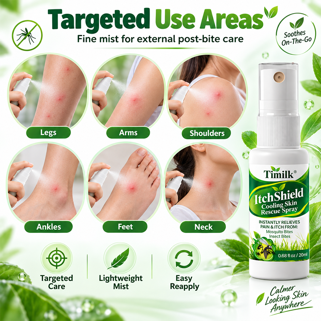 Timilk® ItchShield Cooling Skin Rescue Spray