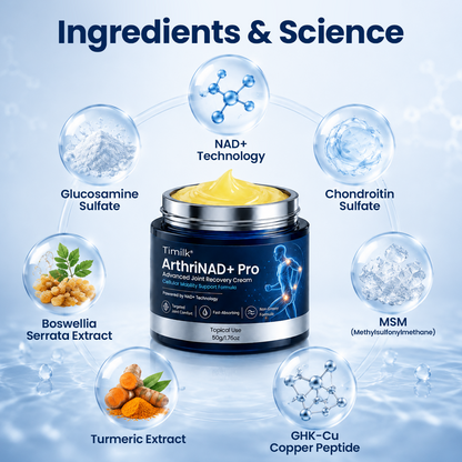 Timilk® ArthriNAD+ Pro Advanced Joint Recovery Cream.