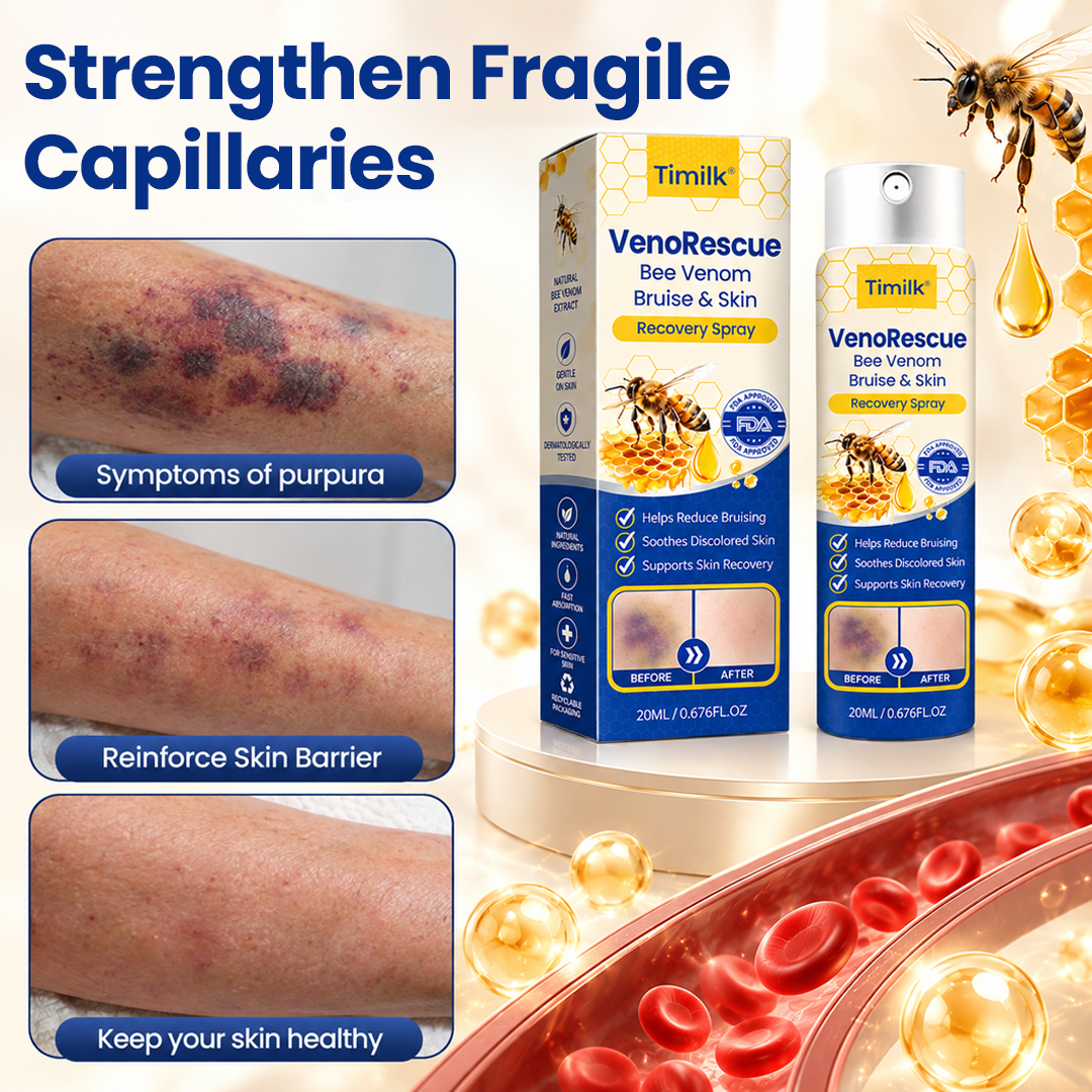 Timilk® VenoRescue Bee Venom Bruise & Skin Recovery Spray.