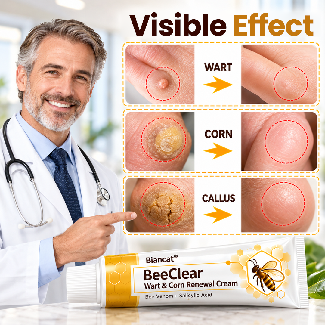 Biancat® BeeClear Wart & Corn Renewal Cream.