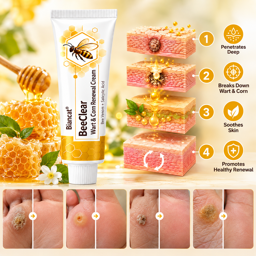 Biancat® BeeClear Wart & Corn Renewal Cream.