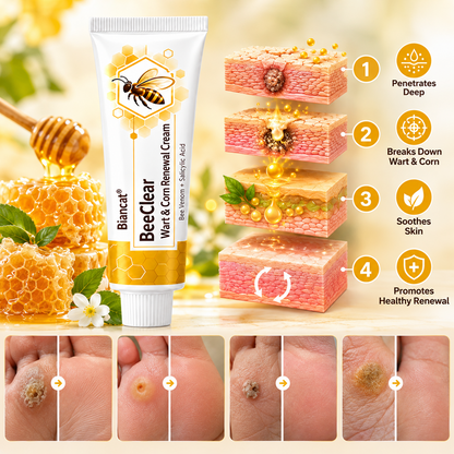 Biancat® BeeClear Wart & Corn Renewal Cream.