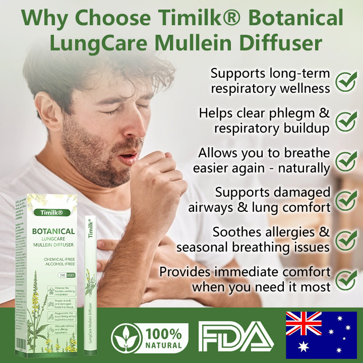 Timilk® Botanical LungCare Mullein Diffuser!